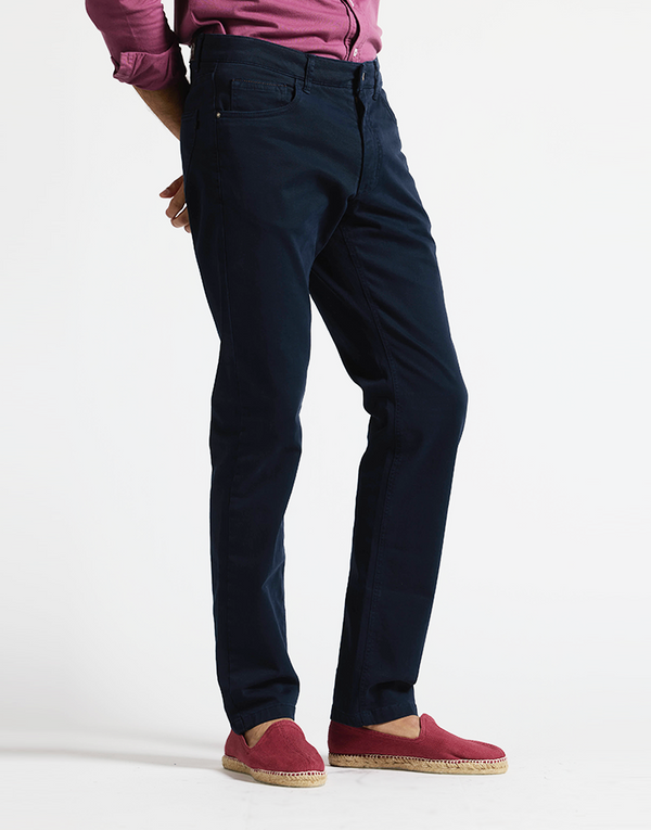 Pantalón cinco bolsillos Serena azul marino