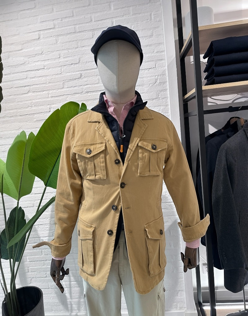 Sahariana Relaxed solapa beige