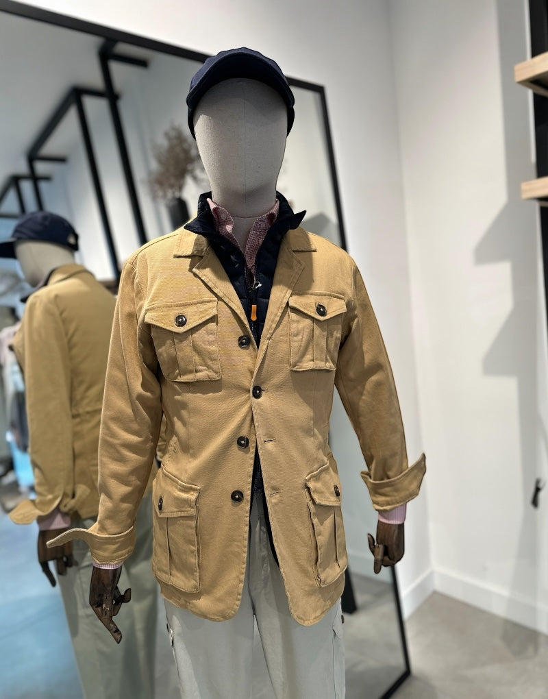 Sahariana Relaxed solapa beige