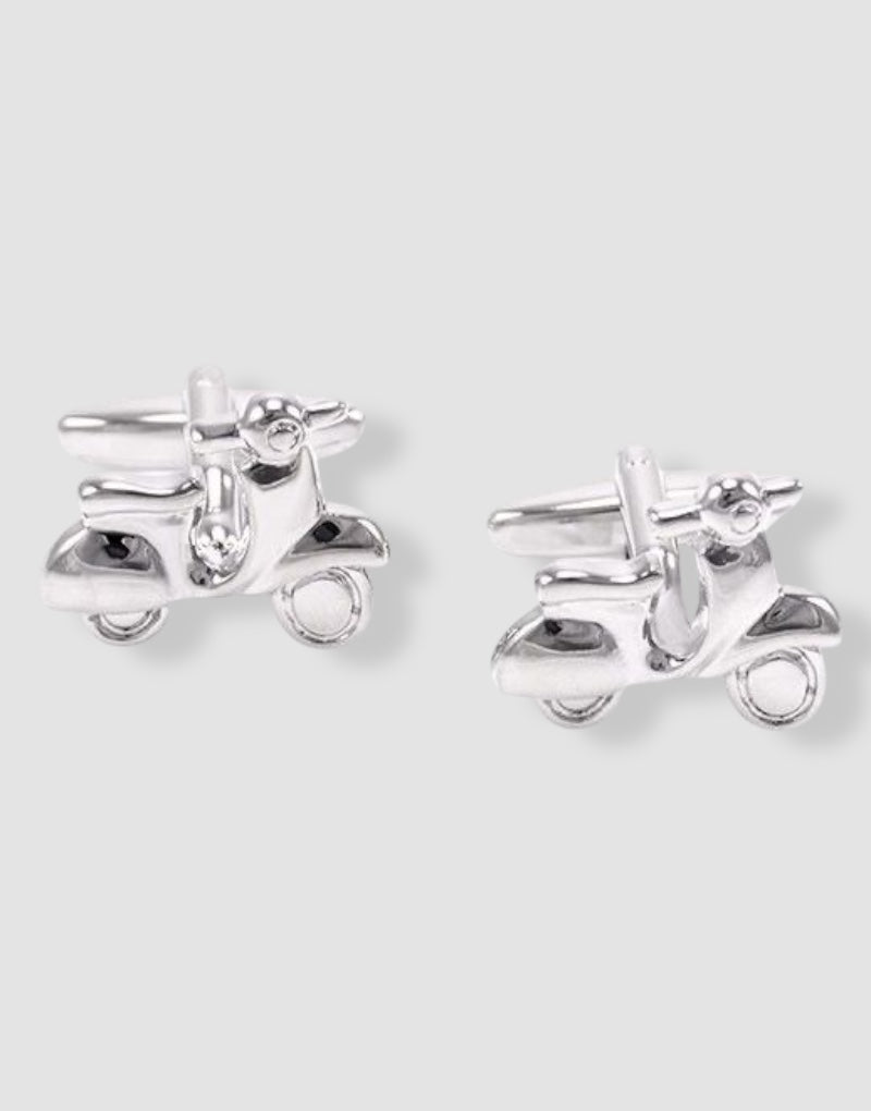 Gemelos para camisa vespa acero