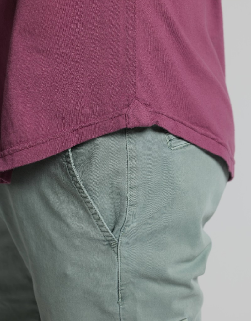 Camisa de punto grosella