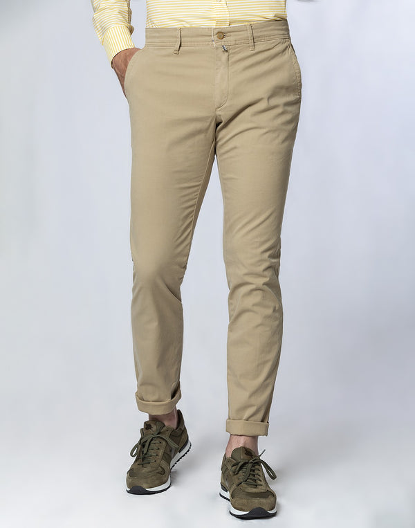 Pantalón chino regular beige-19