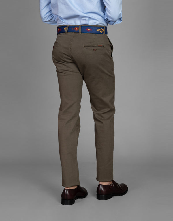 Pantalón sport chino verde