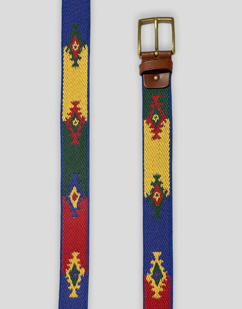 Cinturón maya multicolor
