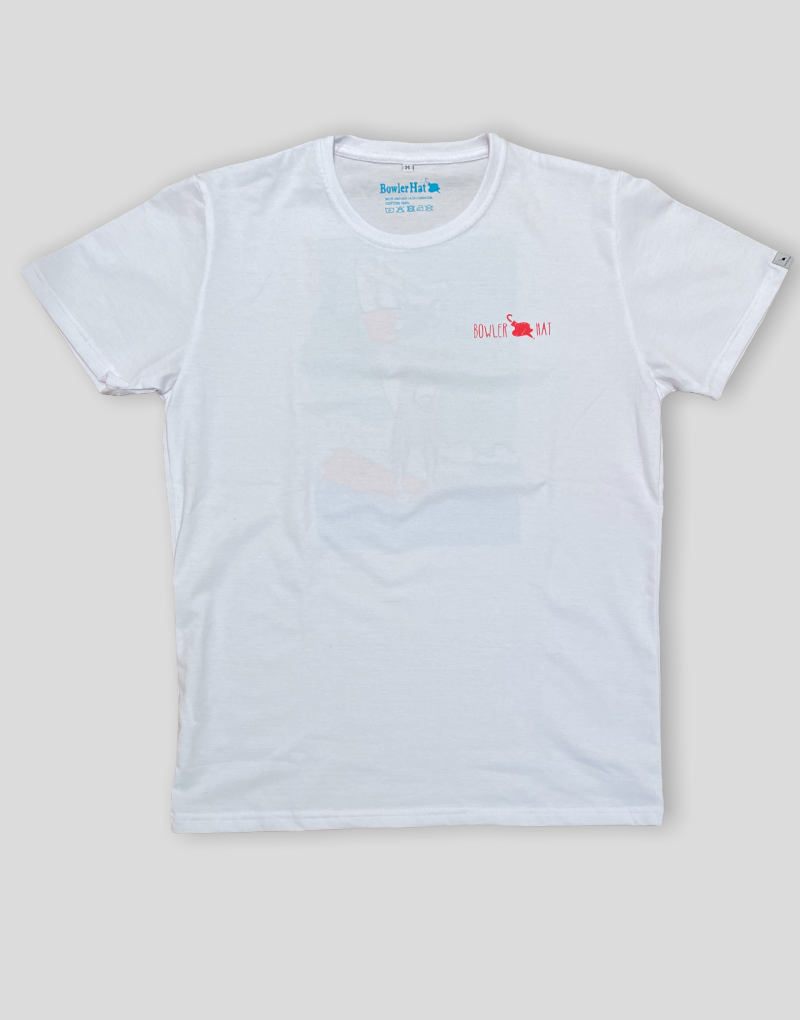 Camiseta blanca surfer